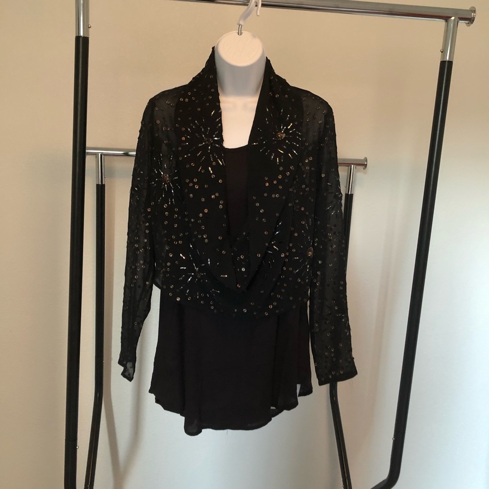 sparkly two piece Soft Surroundings top :)